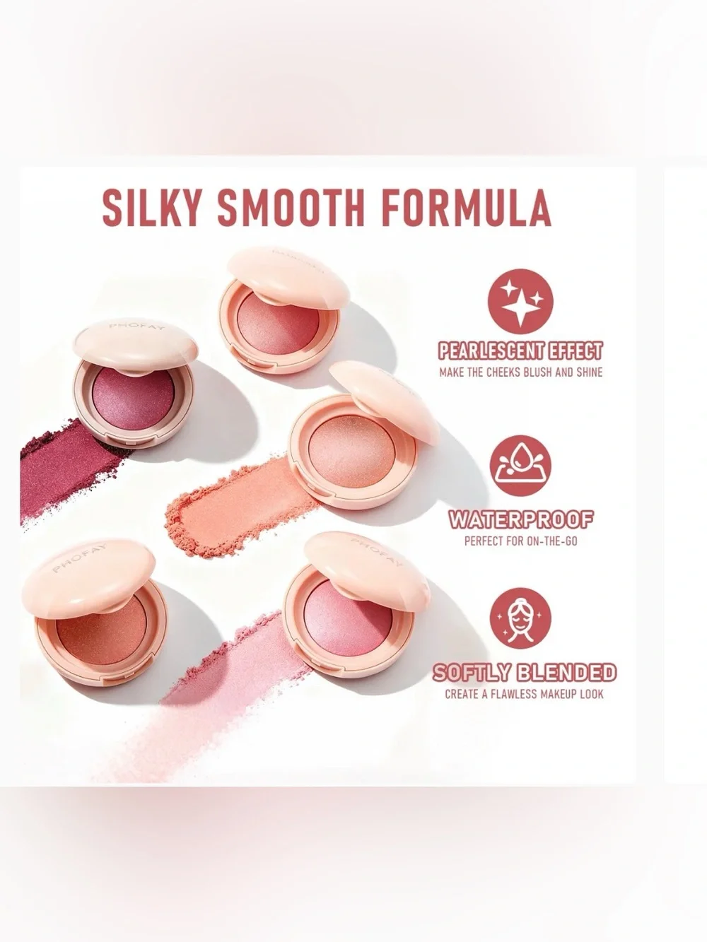 Phofay Soft Pinch Luminous Powder Blush in #3